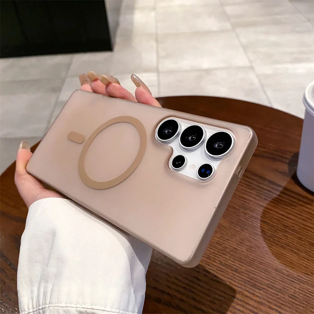 Translucent Luxury Matte Magnetic Phone Case - Premium Edge Cover