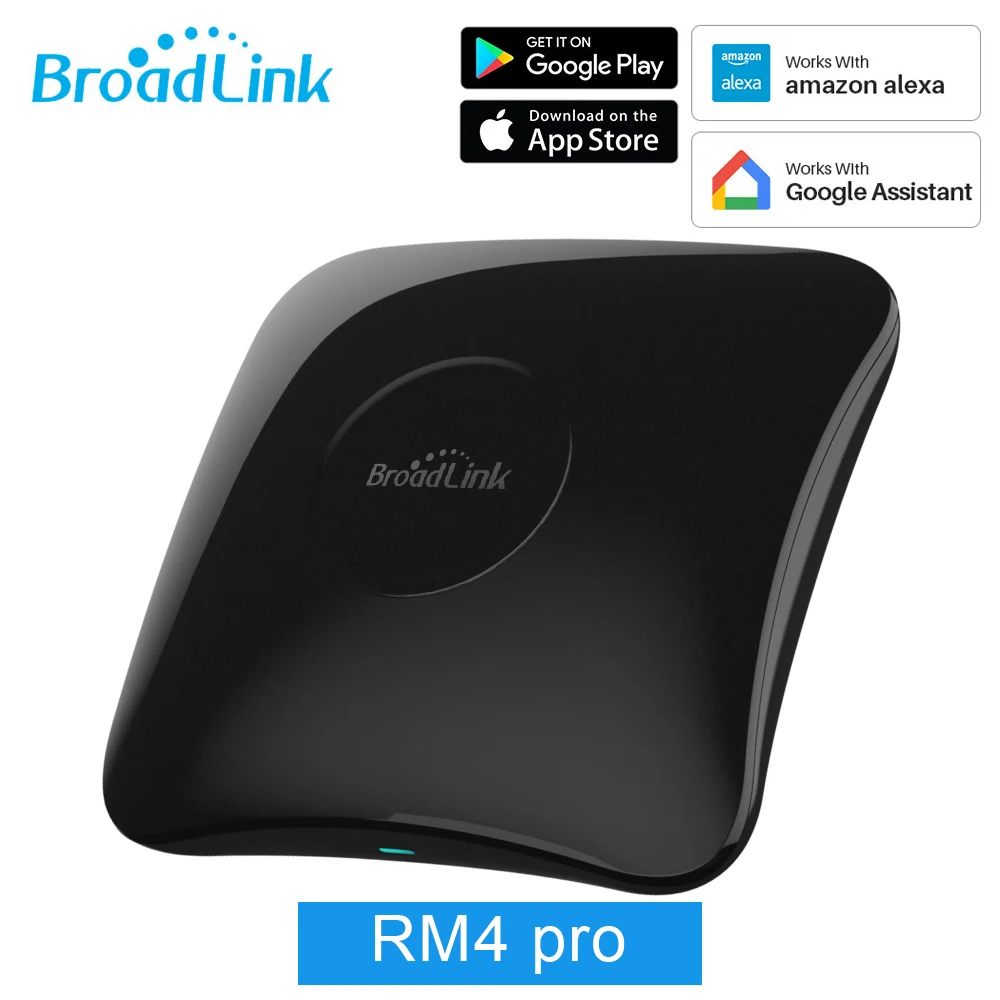 

Broadlink RM4 Pro Bluetooth Controller IR Wifi Smart RF Switch Universal Remote Control HTS2 Sensor Alexa Google Home Assistant