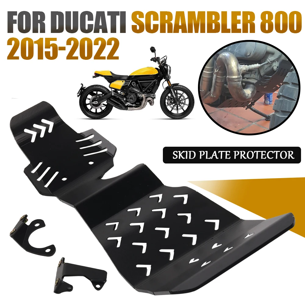 Motorcycle accessories For DUCATI Scrambler 800 Scrambler800 2015- Motorcycle Accessories Engine Protection Cover Chassis Guard Skid Plate