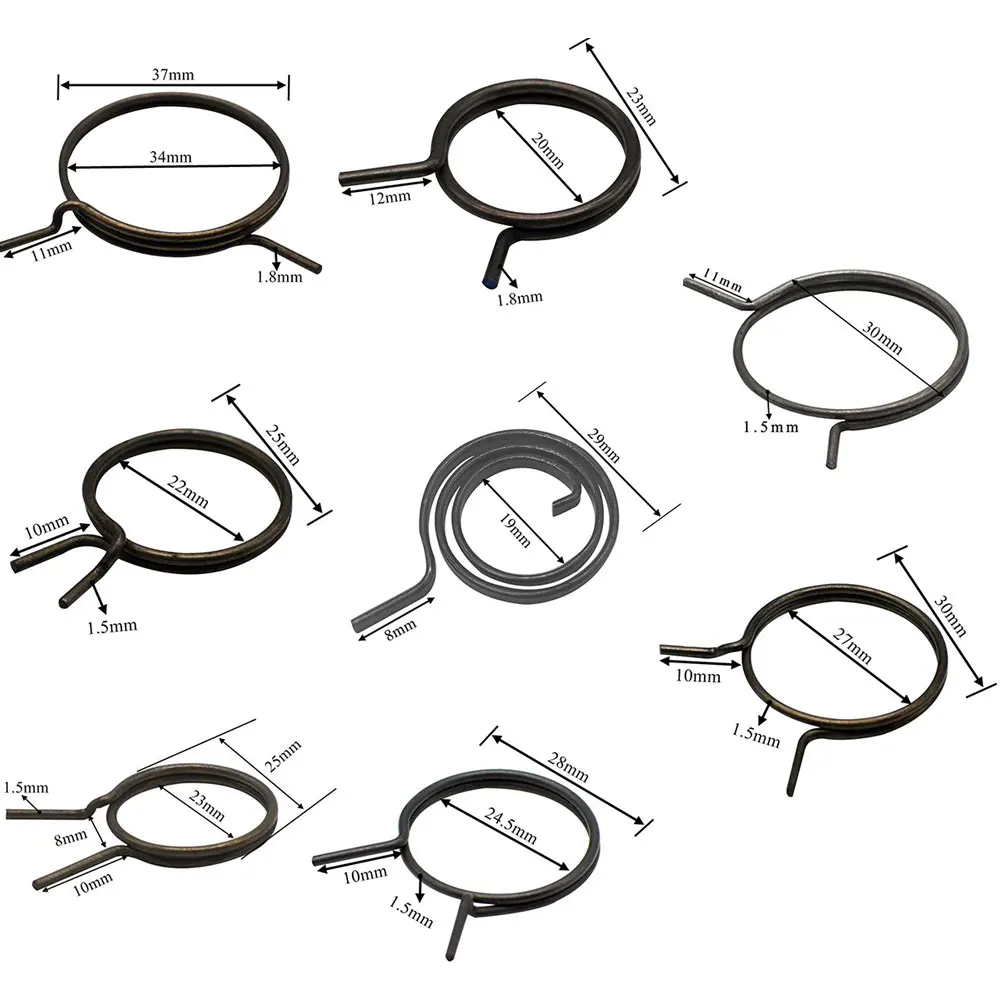 5PcsSpringDoorHandleSpringsDoorLeverKnobLatchReplacementCoil