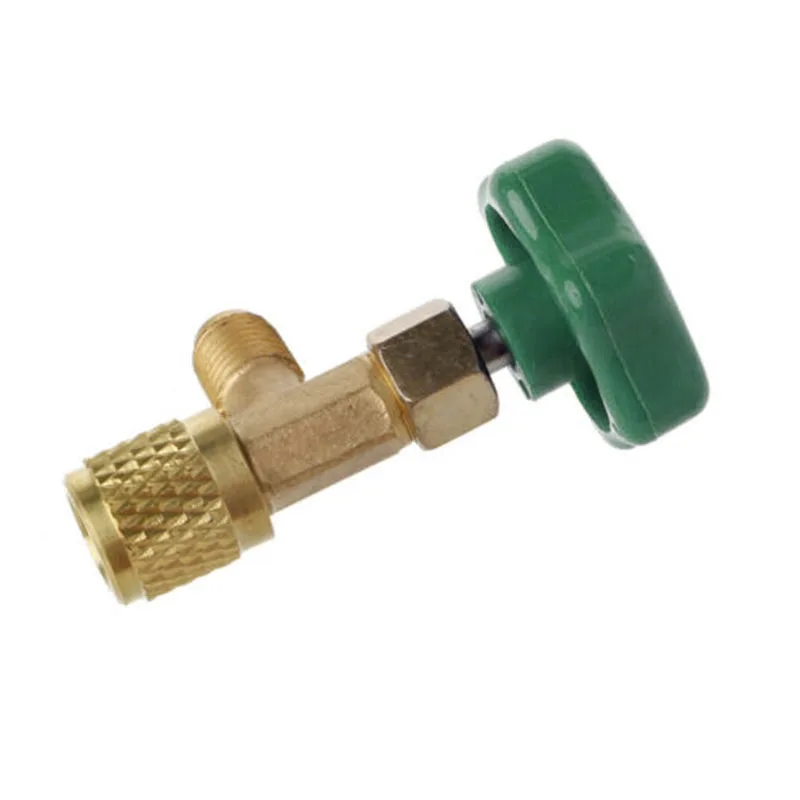Tap Valve refrigerant bottle opener Air Conditioner Parts air conditioner parts air conditioning accessories Air Conditioning For 7/16 28unf Thread Air Conditioner Plus Safety Liquid Valve Maintenance Switch