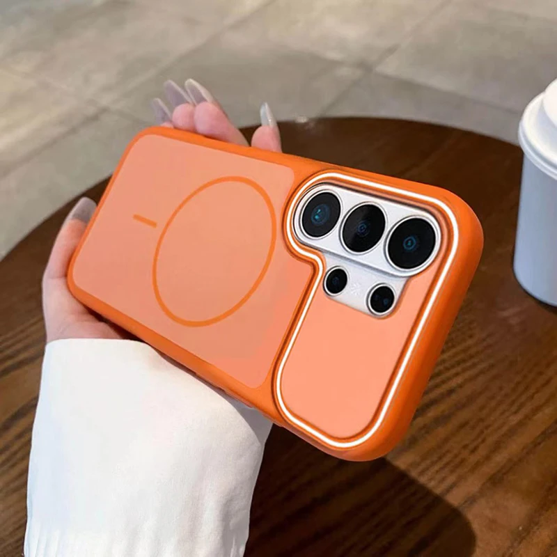 Luxurious Matte Wireless Charging Phone Case - Simple and Stylish Protective Case