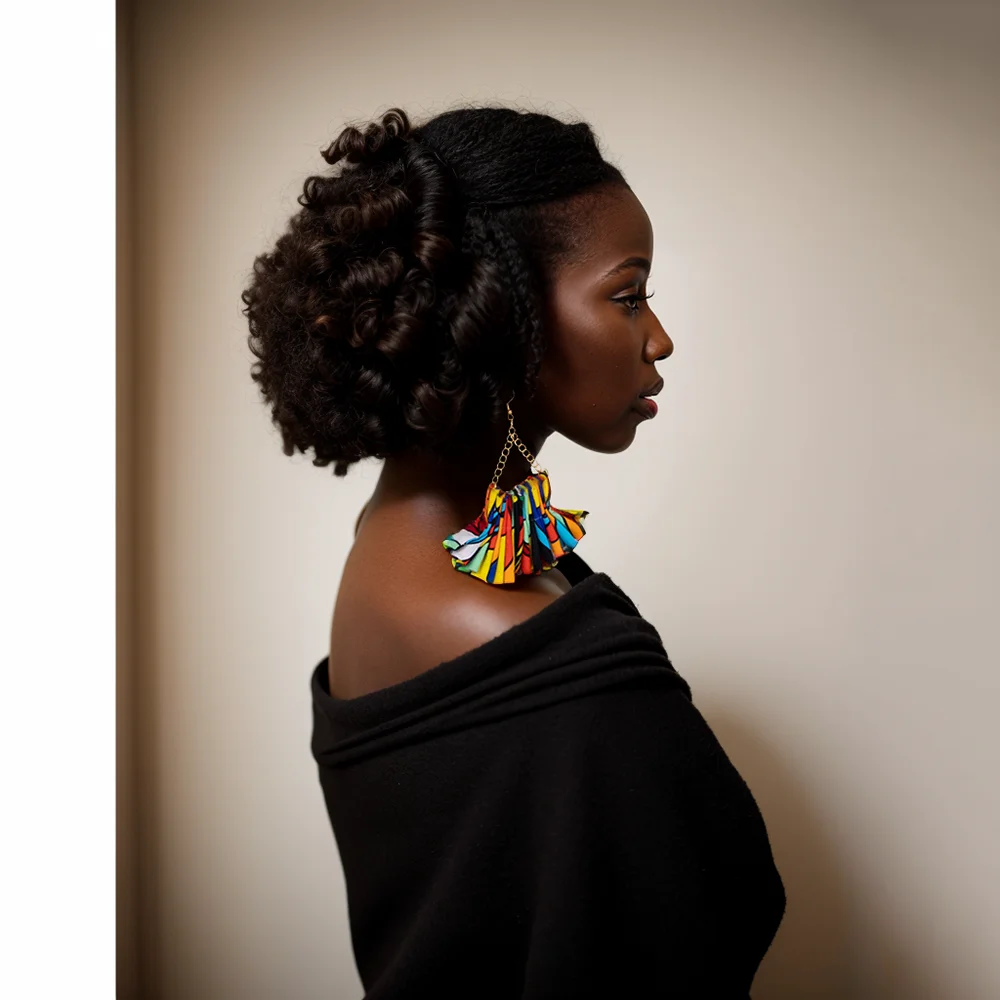 African Print Women's Earrings Stylish Bohemian Colorful Jewelry Made for Women Designer Earrings Wyb882