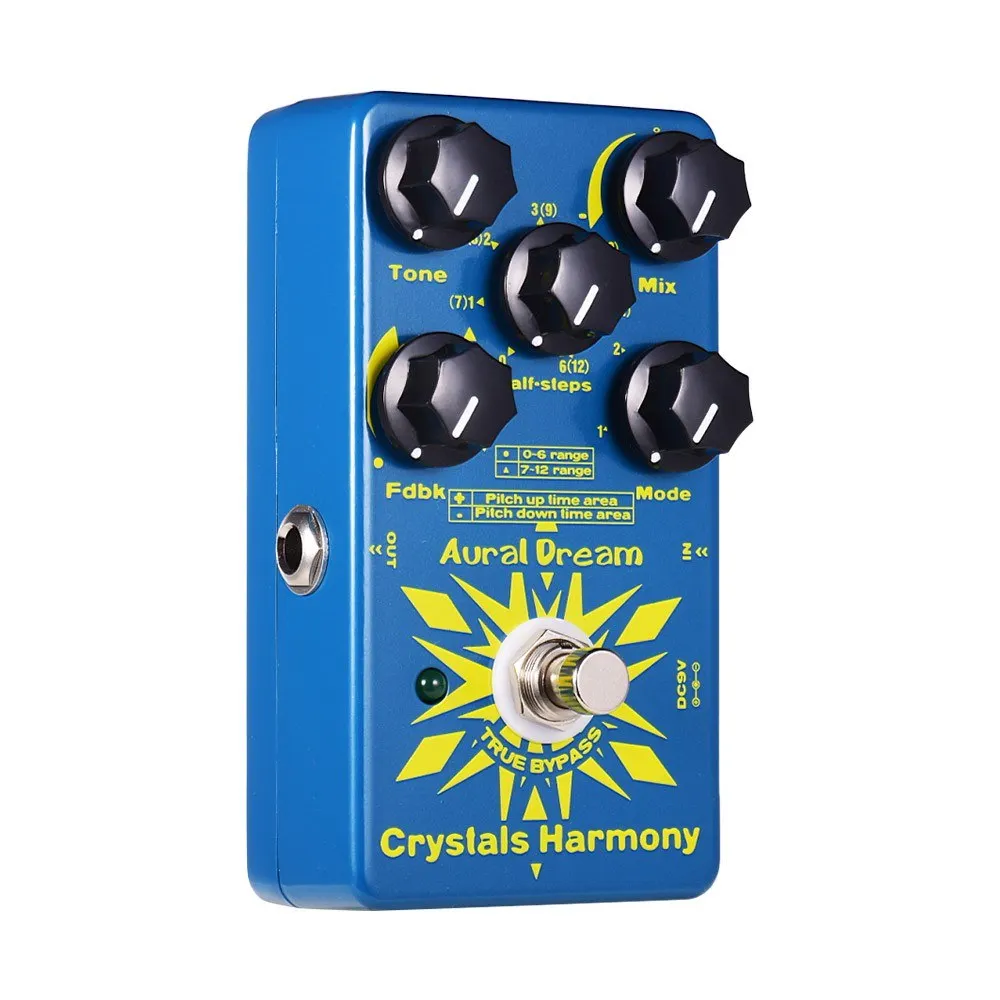 

Aural Dream Crystals Harmony Digital Guitar Effect Pedal Creating Crystal Particles Effects True Bypass Single Effects