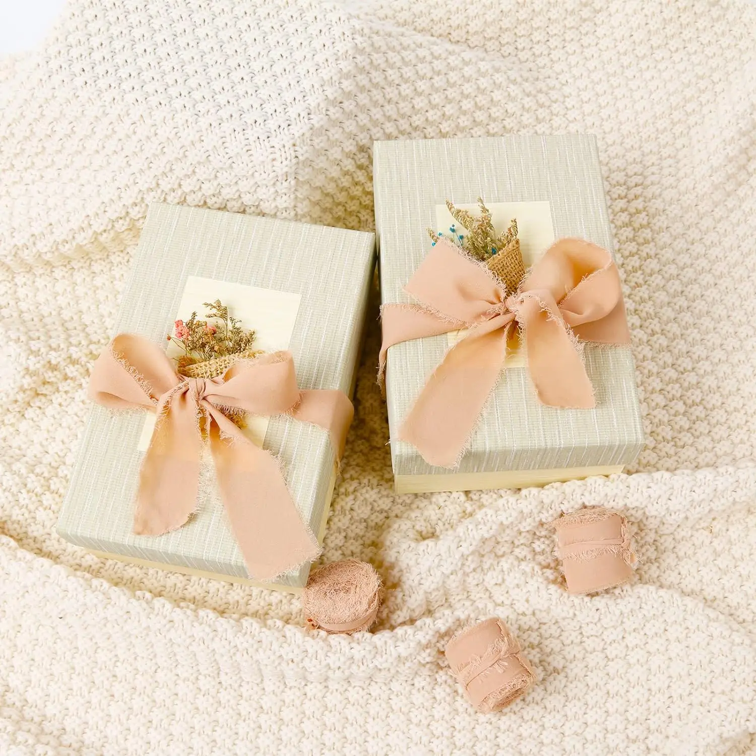 Chiffon Ribbon 3 rolls of 5-meter multi-color chiffon ribbons for wedding invitations bridal bouquets gift boxes bow decorations Ribbon Decoration Ribbon Supplies Chiffon Silk Ribbon