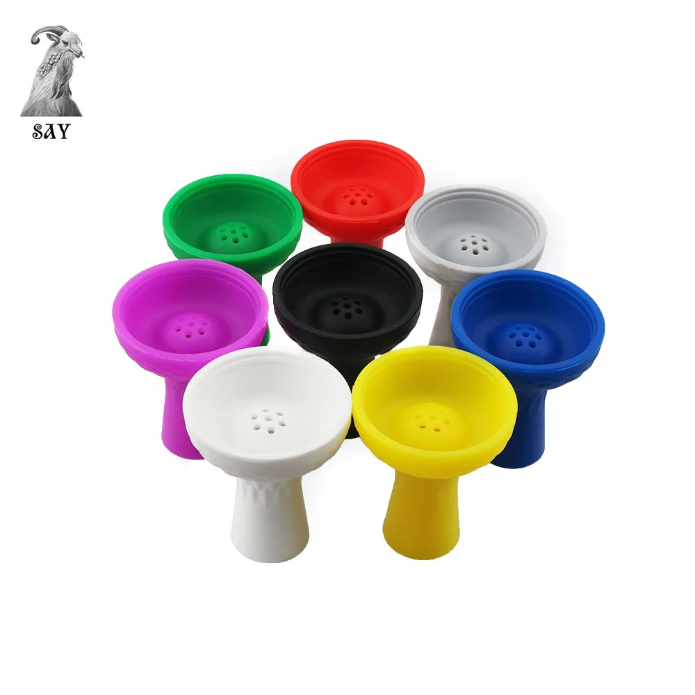 Seven Holes Style Silicone Hookah Tobacco Bowl for Shisha Chicha Narguile Cachimbas Smoking Accessories Gadget Tools Vattenpipa