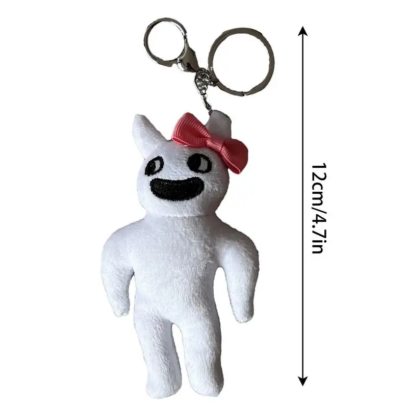 6pcs Garden BanBan Plush Keychains Monsters Doll Charm Key Chain Plush Toy Women Bag Pendant Car Key Ring Children Birthday Gift 5