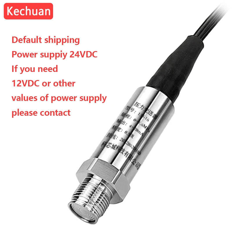 Waterproof flat film pressure transmitter Diaphragm sanitary cement glue 4-20ma anti blocking pressure sensor