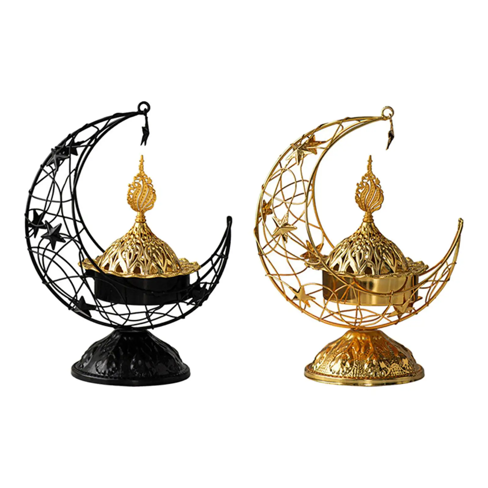 Arabic Incense Burner Antique Candlestick Holder for Mantel Home Living Room