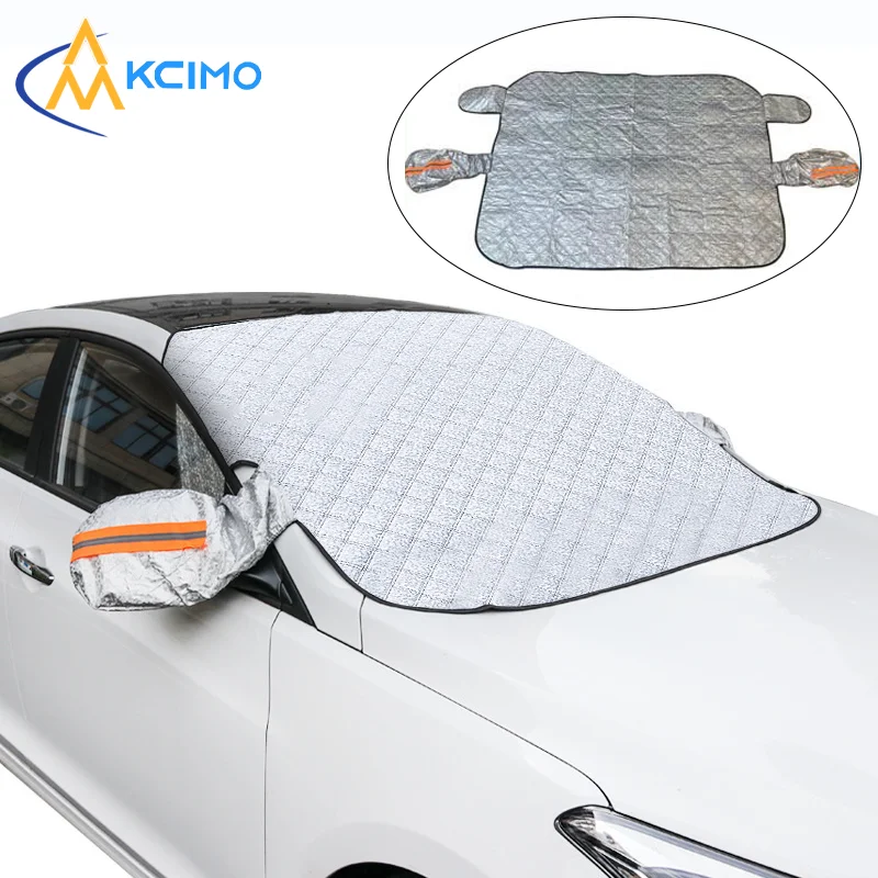 Cubierta Premium para Parabrisas Delantero de Coche, Protección contra Nieve, Heladas, Rayos UV y Sol, para Todo Tipo de Clima, Protección contra Hielo en Invierno