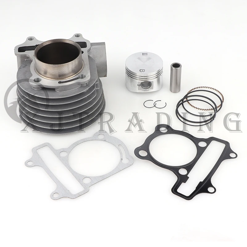 

GY6 125 cylinder Kit 52.4mm Cylinder Piston Ring Set for 4 stroke air cooling Scooter Moped ATV QUAD GY6125 152QMI 1P52QMI