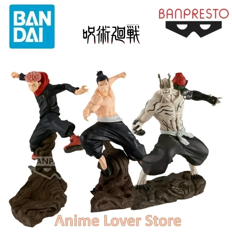 In Stock Bandai Banpresto Original Jujutsu Kaisen Combination Battle Itadori Yuji Todo Aoi Hanami Anime Figures Toy for Kids