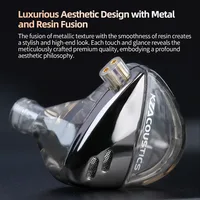 KZ X Angelears Libra X Ultra large fréquence dynamique IEMs casque filaire HiFi stéréo basse musique sport casque de jeu 3