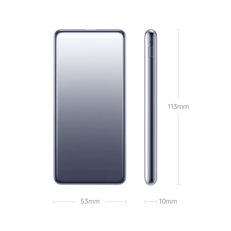 Xiaomi Ultra-thin Power Bank 5000mAh 20W MAX PB0520MI Mi Powerbank 5000 Portable Battery For iPhone 6