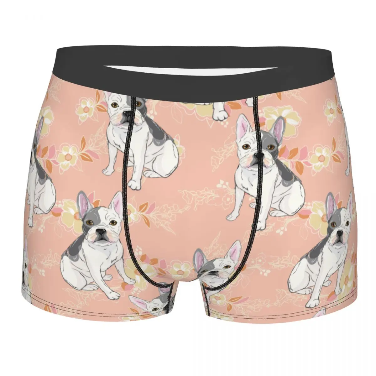 Novelty Boxer French Bulldog Dog Shorts Panties Men Underwear