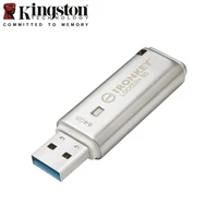 Kingston IronKey Locker+ 50 Type-A USB Flash Drive 32GB 64GB 128GB USB 3.2 Gen 2 Flash Drive Original Pen Drive for Computer 4