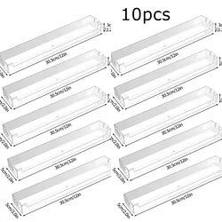 Clear Acrylic Wall - Mounted Display & Storage Rack for Dolls and Collectibles (10pcs)