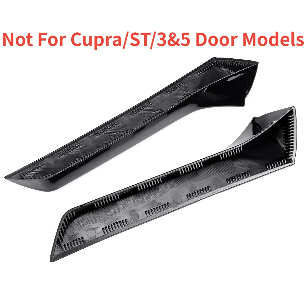 Finestra di automobile Trim Lip Spoiler Per Seat Leon 5F FR Mk3 MK3.5 5 Porte Posteriore Tetto Ala Bordo Laterale Coda Flap Tronco Posteriore Finestra Spoiler Labbro - Image 5