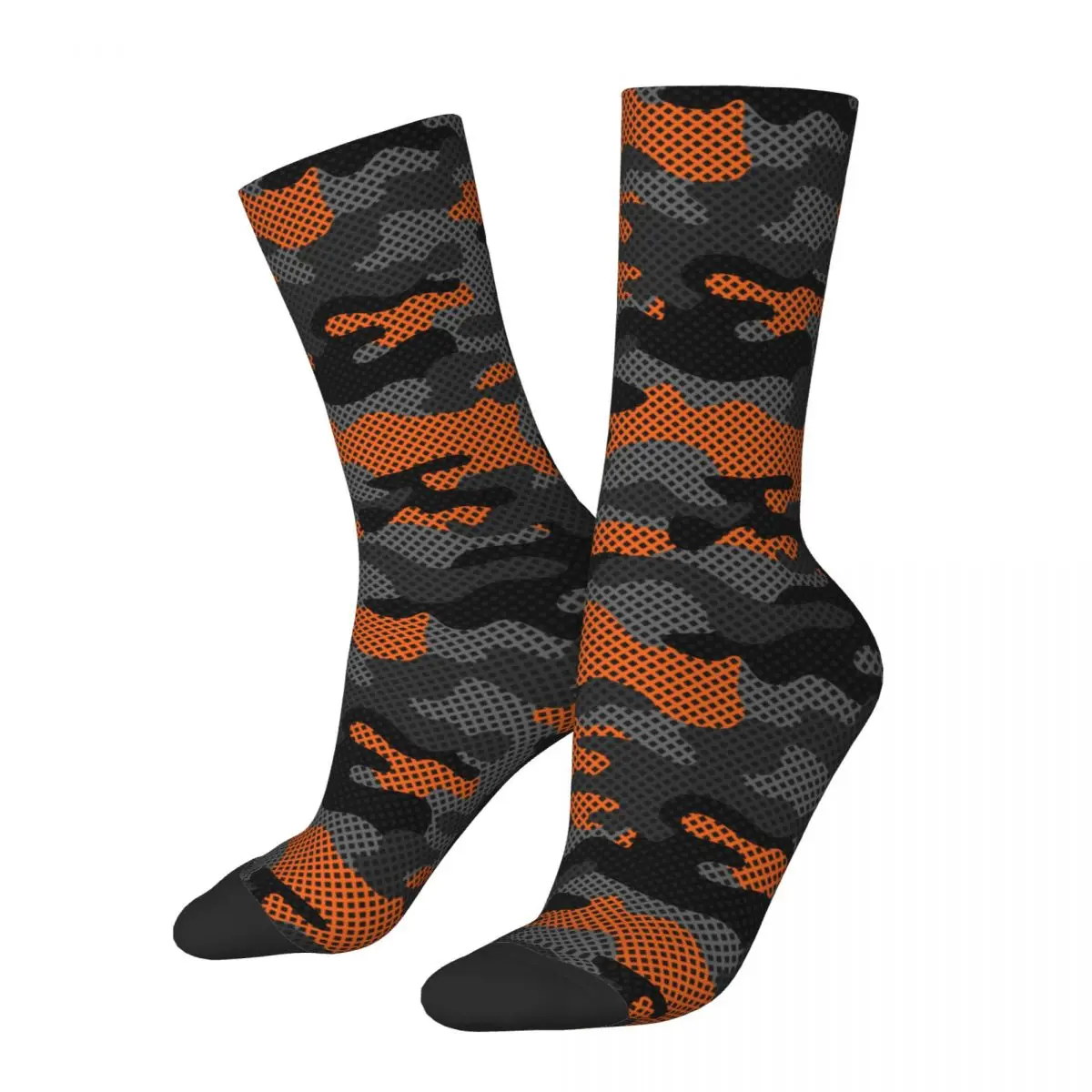 

Russian Soldier Camouflage Socks Men's Women's Funny Happy Socks Hip Hop Spring Summer Autumn Winter Socks Gift