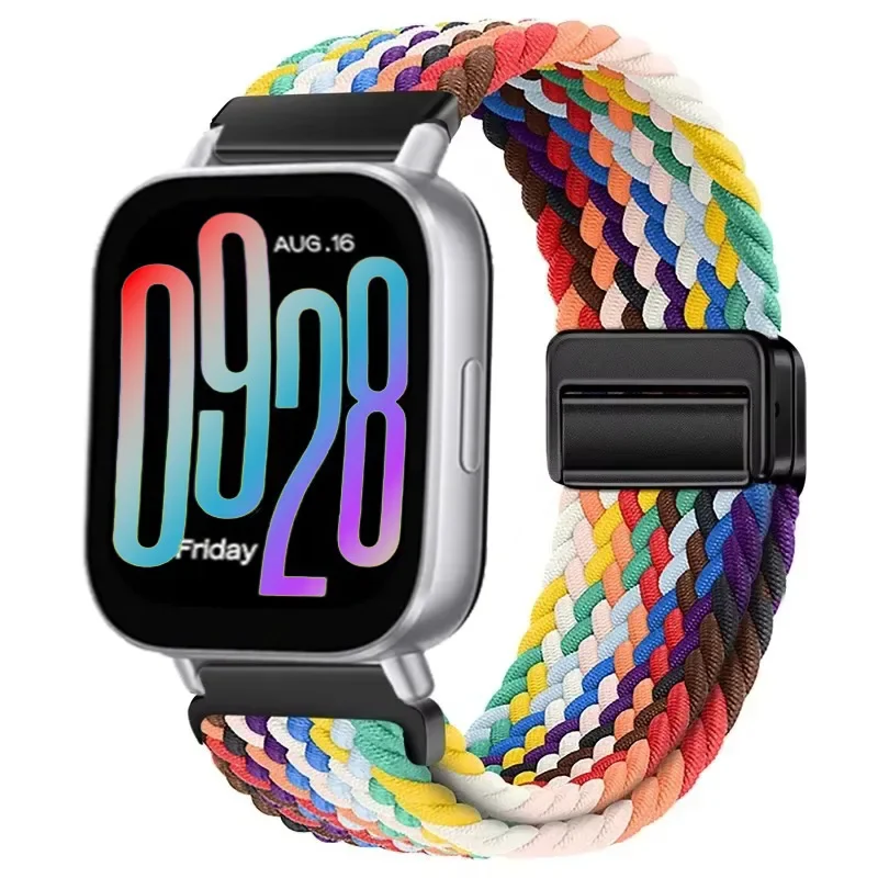 Nylon Loop Magnetic Braided Strap - Comfortable Wristband Bracelet