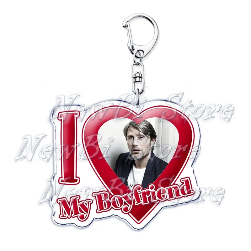 Ich liebe meinen Freund Mads Dittmann Mikkelsen Schlüsselanhänger Hannibal Schlüsselanhänger für Zubehör Taschenanhänger Schlüsselanhänger Ring Schmuck Geschenke – Detail 28