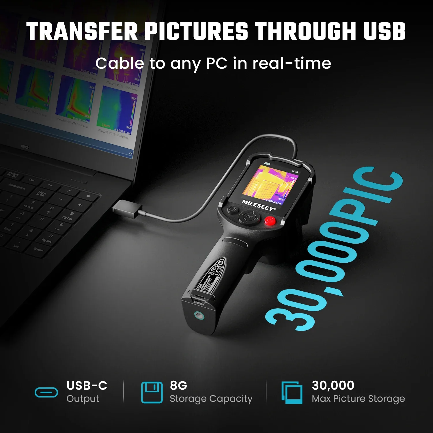 Mileseey TR10 Infrared Thermal Imager Thermal Camera for Leak