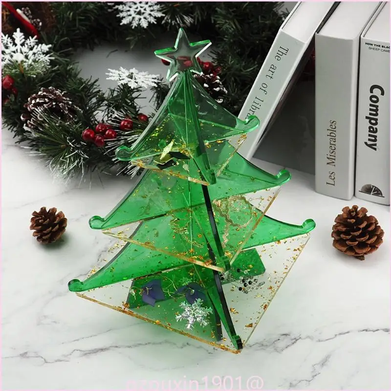 57qa 3-tierer Weihnachtsbaumkuchen-Ständer Formschale Form – Detail 10