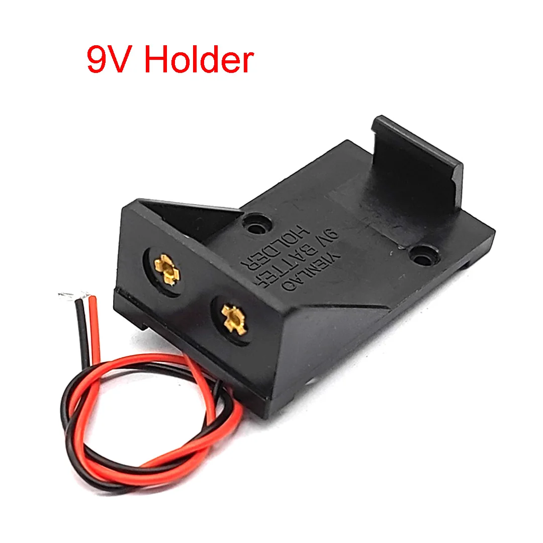 Battery Holder 9V battery holder box cover ON/OFF switch cable DC head case DIY