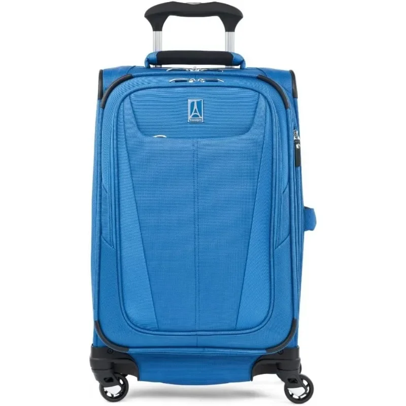 

Travelpro Maxlite 5 Softside Expandable Luggage with 4 Spinner Wheels, Lightweight Suitcase, Men and Women, Azure Blue