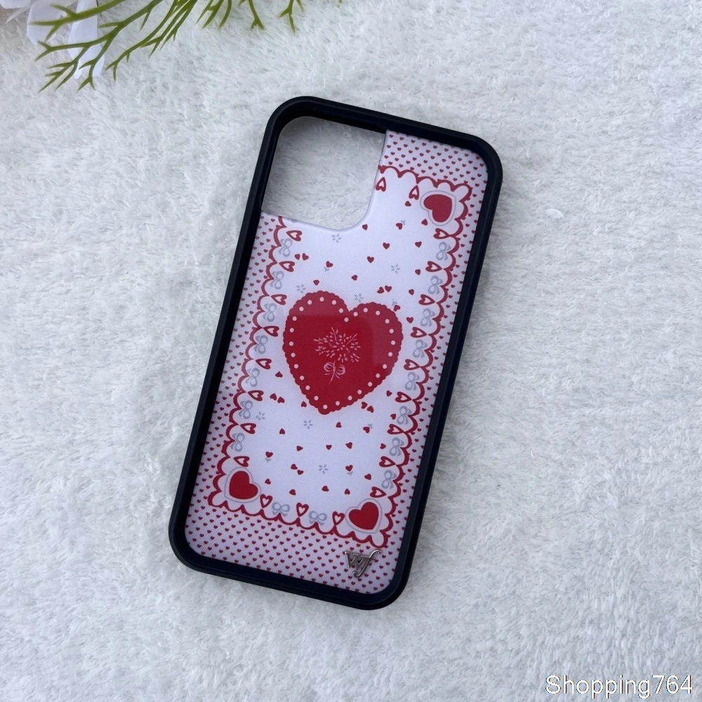 Wildflower Lily and Rose Bluebell Phone Case with American Flag Design