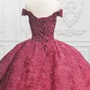 Quinceanera Dresses Ball Gown Flower Vestidos De 15 Años Red Sweetheart Flowers Beading DY9898 Evening Party Dress bar mitzvah 6