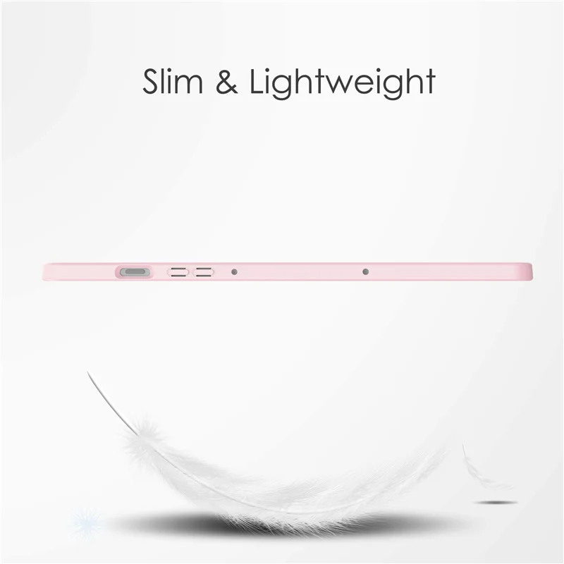 Crystal-Clear Hard PC & Soft Back Protective Case for Galaxy Tab S9 FE+ (2023)