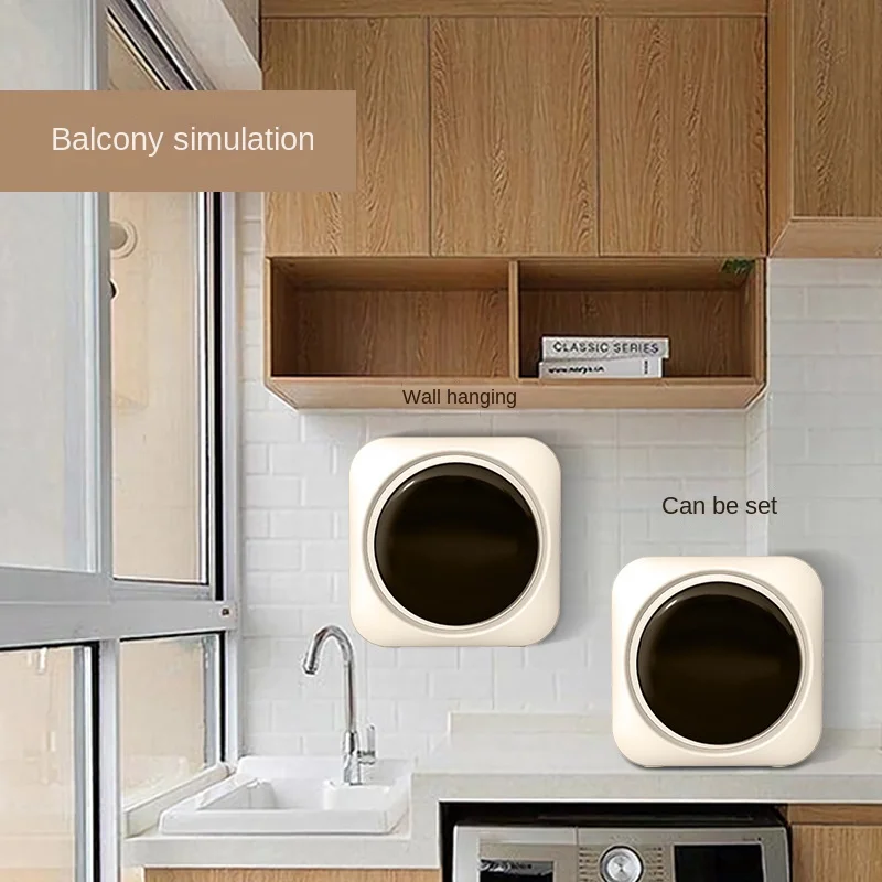 220V 3.5L Mini Wall-Mounted Washing Machine for Underwear Socks Baby Clothes Strollers Automatic Drying Small Laundry Machine