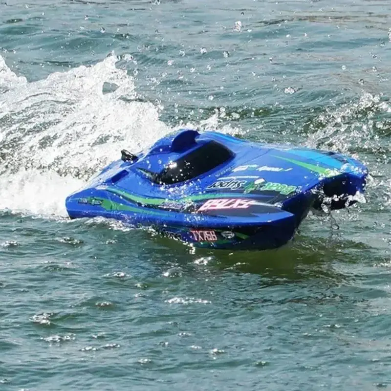 Bateau RC rapide 30km/h avec boîte en mousse ou boîte originale - 2 couleurs