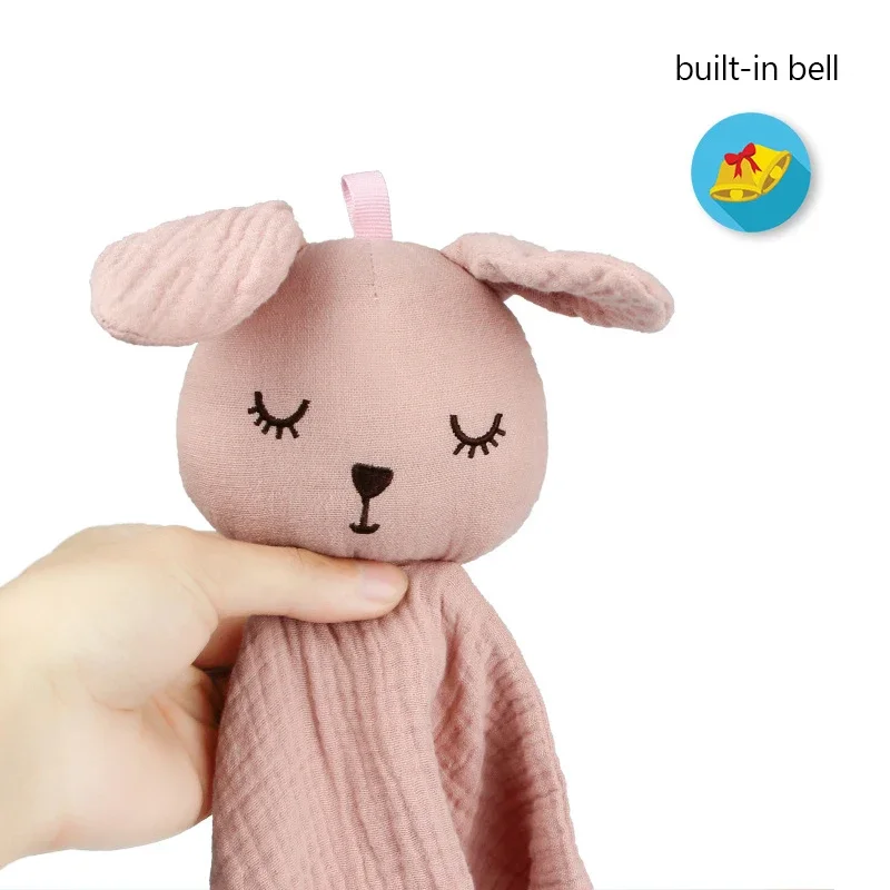 Baby Cotton Muslin Comforter Blanket Soft Newborn Sleeping Dolls Kids Fashion Sleep Toy