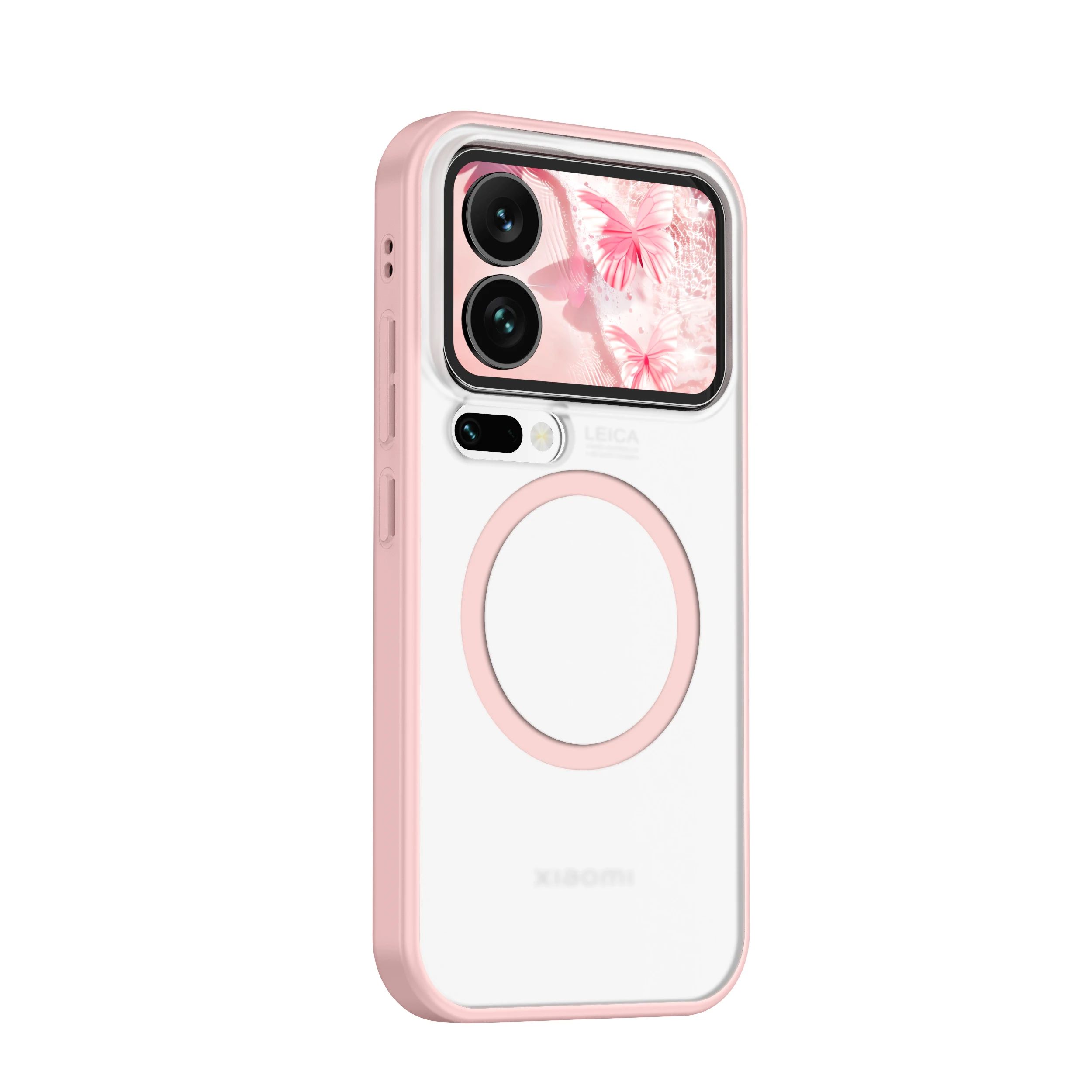 Matte & Clear Magnetic Wireless Charging Armor Case - Military Shockproof Back Cover