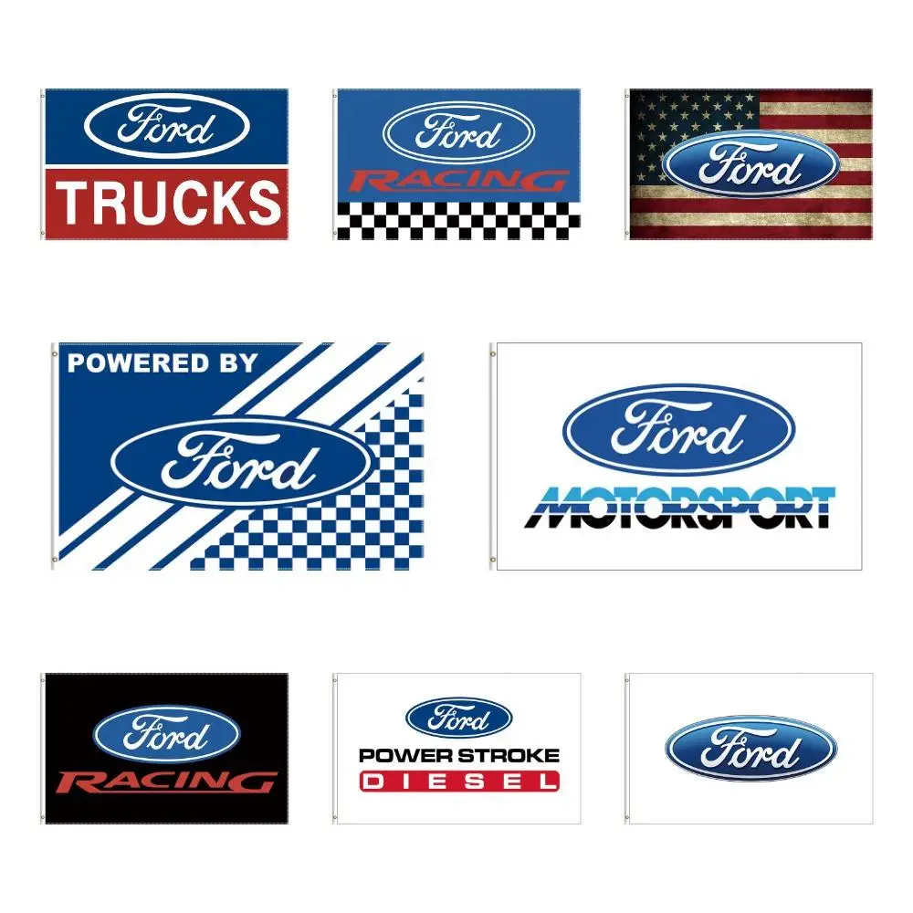 Ford Car Decor Flag 3x5 Ft Flying Banner Indoor Outdoor 3x5 ricards flag polyester printed wine banner for decor