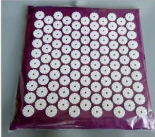 Square massage pad multifunctional home yoga pad back leg deep decompression massage pad travel small portable gym mat 5