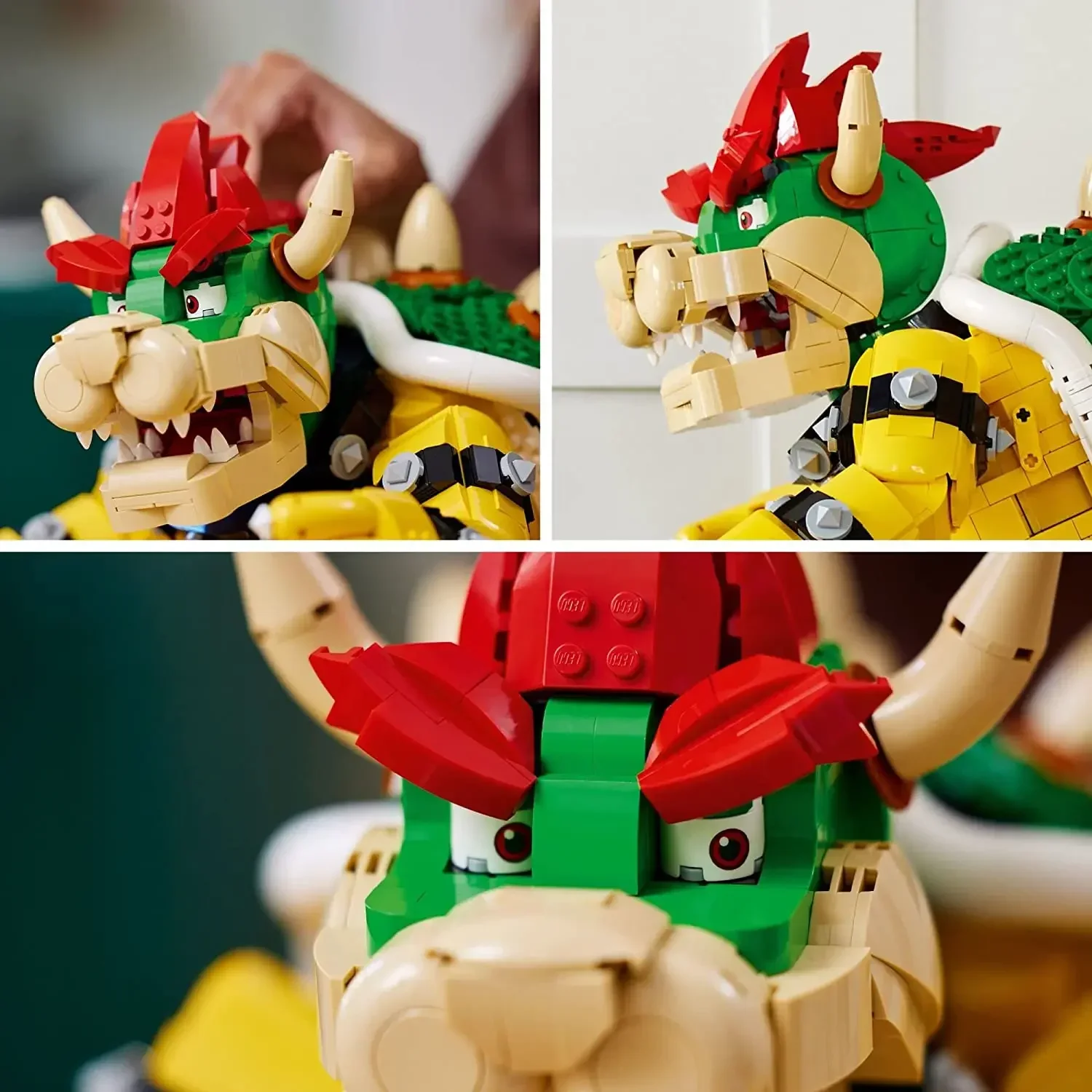 MINISO Mighty Bowser 71411 모델 빌딩 프로젝트, 성인 및 어린이 선물, 블록 건설자 벽돌 장난감, 남아 및 여아용