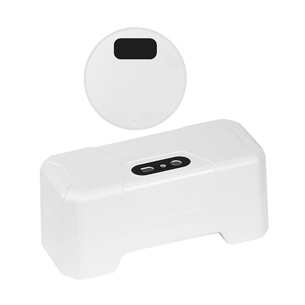 Toilets Flush Button Non-Contact Intelligent Toilets Flush Button Splash-proof with Wireless Transmitter for Home Hotel Bathroom
