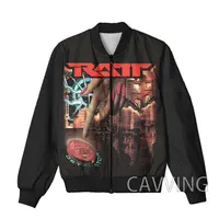 New Fashion Women/Men's 3D Print   Ratt Rock Band  Zipper Bomber Jackets Men Overcoat Mens Coat Zip Up Jackets 1