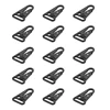 75 Pcs Enlarged Mouth Clip Sling Clasp Olecranon Hook For Sling Outdoors Bag Backpack,Carabiner Keychain Snap Hooks 3