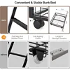 Double Bed, Full Size, 2 Storage Drawers/flat Steps/inclined Ladders, Heavy Duty Metal Plate Support, No Box Spring Required 6