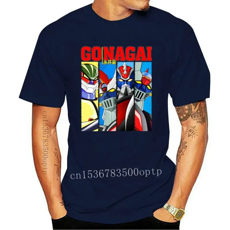 Camiseta De Robot Unisex, Camiseta De Mazinga, Grandizer, Jeeg, Goldrake, Anime, Gonagai Fino Tg, De Dibujos Animados, Moda 2021
