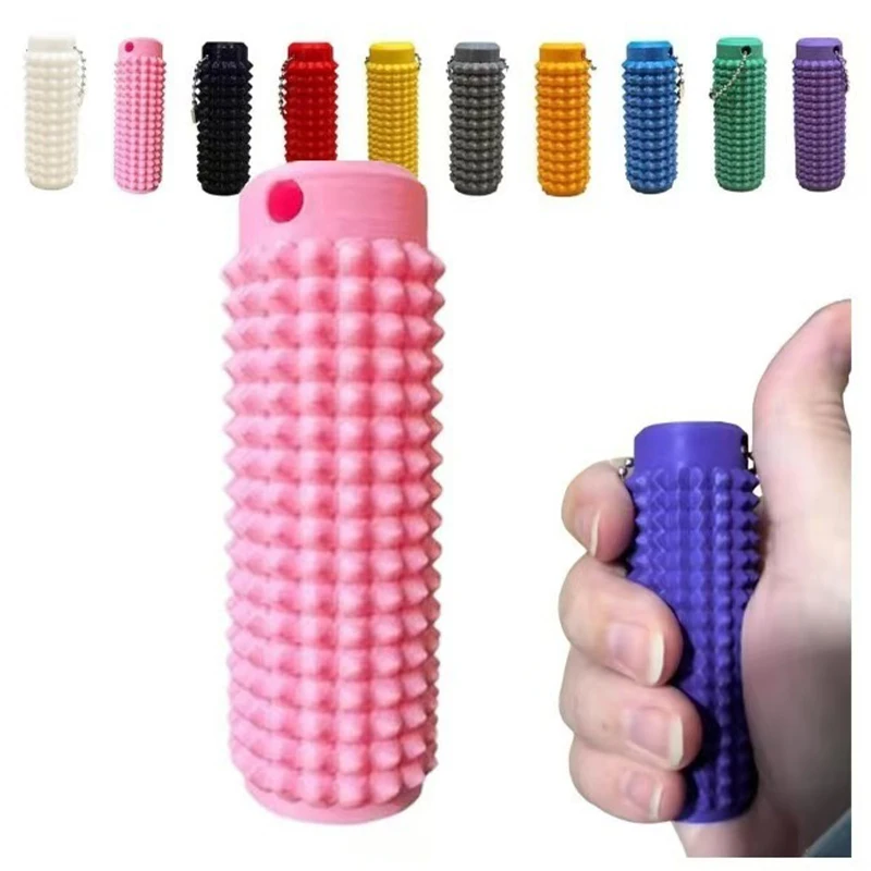 Little Relieve Depression Toys 7 Color Mini Fidget Toy Spiky Grippie Stimution Keychain For Anxiety Friend Gifts