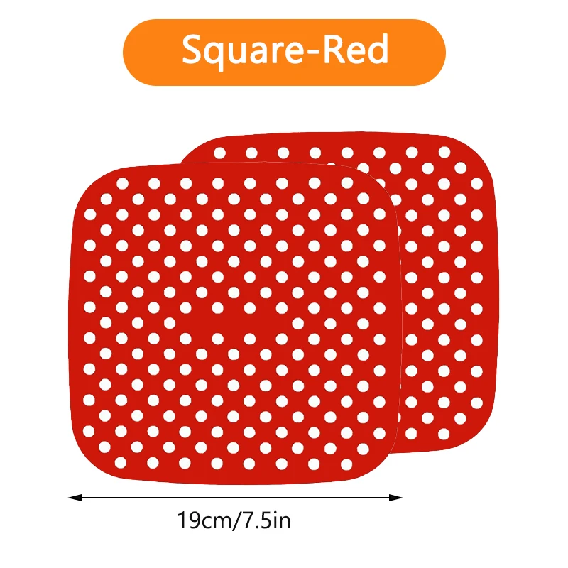 2pcs 7.5inch red