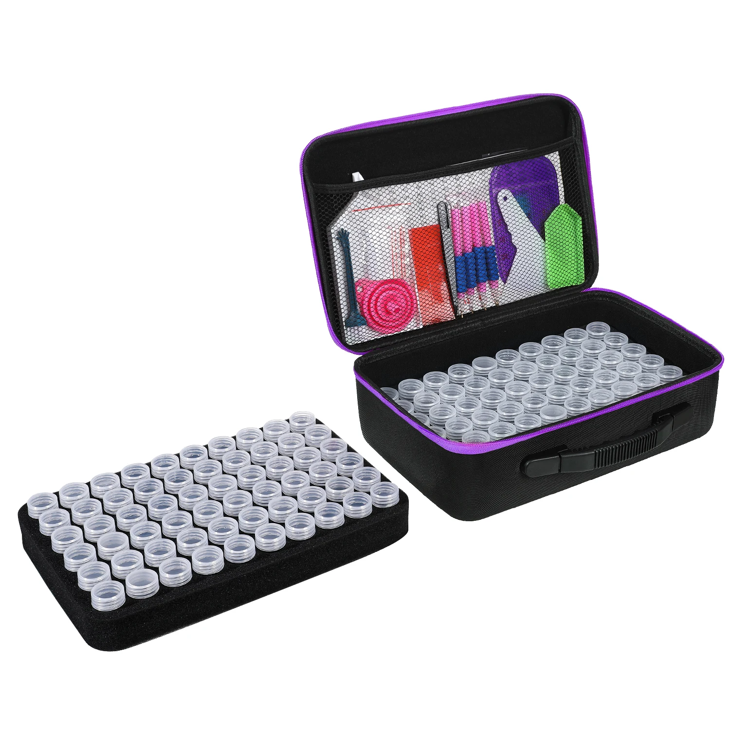 Diamond painting accessories accessory box 5D Diamond Painting tools Accessorie Container Storage Bag Box Beads Carry Case Diamond Embroidery Tools Handbag diamond painting accessories diamond painting accessory box