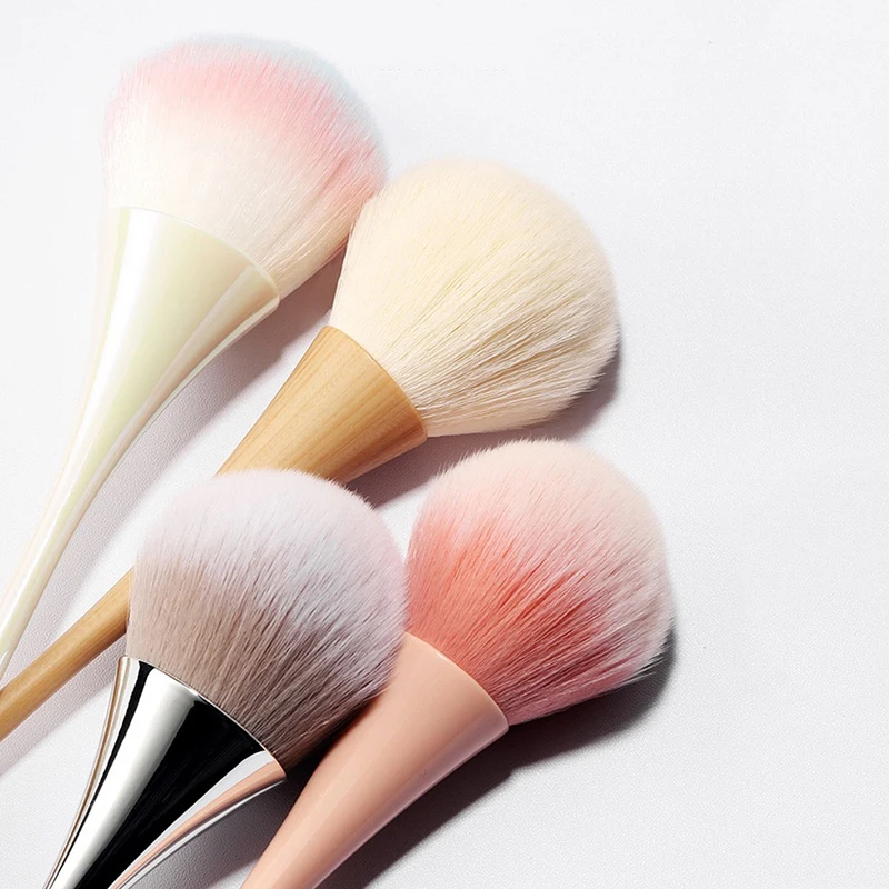 Dust Cleaning Nail Brush Manicure Nail Art Brush Big Head Flower Powder Blush Brush Salon Makeup Beauty Nail Accessories Tool 3