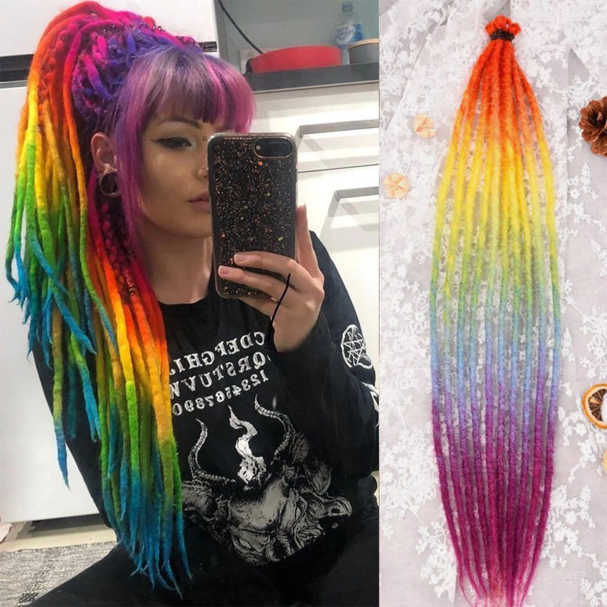 Synthetic Dreadlock Hair