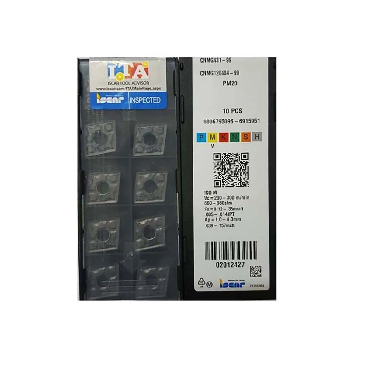 

ISCAR 100% Original CNMG CNMG12 CNMG120408 CNMG120404 TF IC907 Medium Carbide Turning Inserts